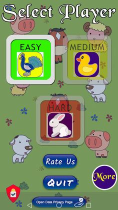 Peacock Duck Rabbit Game - Screenshot 1