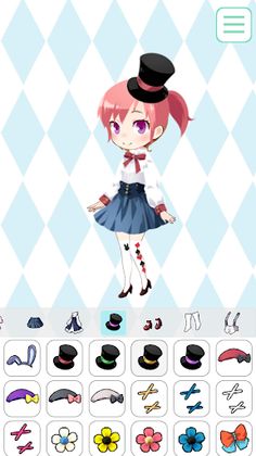 My chibi girl - Dress up game - Screenshot 2