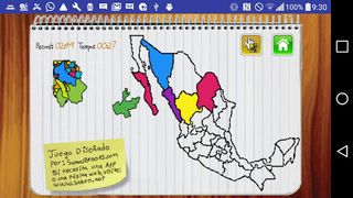Mapa de Mexico Juego - Screenshot 2