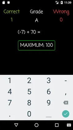 Addition Practice: Negative N - Screenshot 2