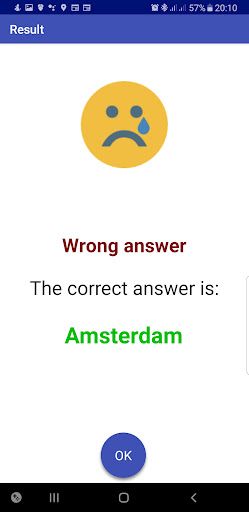 Capital country name QUIZ - Screenshot 3