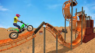 Mountain Bike Moto X3M Games - Screenshot 2