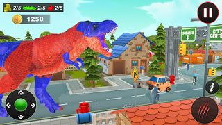 Angry Dino Games: City Rampage - Screenshot 3