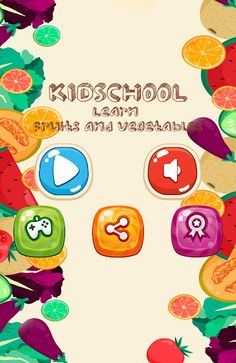 Learn Fruits and Vegetables - Screenshot 1