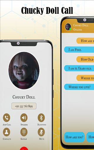 Chucky Doll fake call game - Screenshot 3