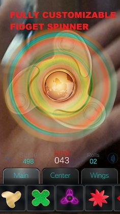 Real Fidget Spinner 3D AR - Screenshot 1