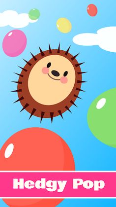 Hedgy Pop. Hedgehog balloons - Screenshot 1