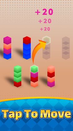 Cube Sort Puzzle - Screenshot 2
