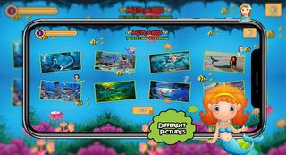 Princess Mermaid Puzzle - Screenshot 2