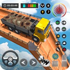 Mega Ramp Cargo Truck Stunts - Screenshot 1