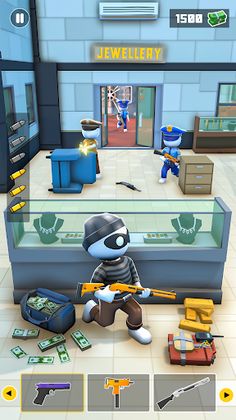 Thief Police TPS Shooting Game - Screenshot 2