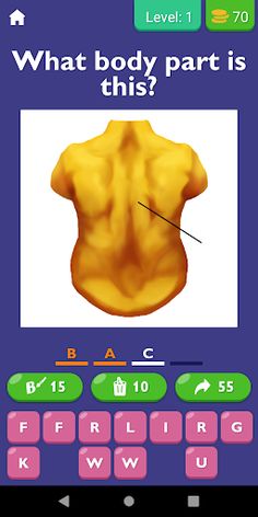 Body Parts Name Game - Screenshot 1