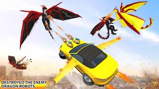 Flying Dragon Robot Car Game - Screenshot 3