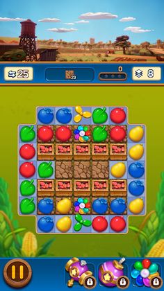 Jewel Magic Farm : Match 3 - Screenshot 2