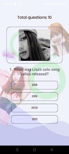 Lisa Blackpink Quiz Game - Screenshot 3
