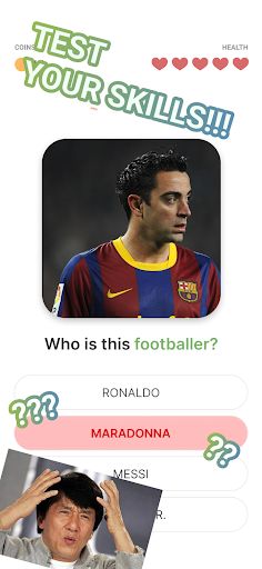 Football Quiz - Guess a player - Screenshot 1