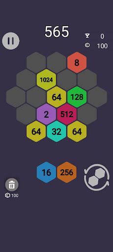 Hexa puzzle make 2048 - Screenshot 4