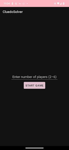 Cluedo Solver - Screenshot 1