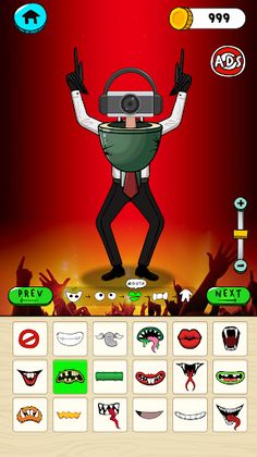 Mix Head Monsters: Makeover - Screenshot 1