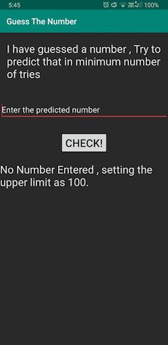 Guess the Number - Screenshot 1