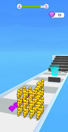 Crowd High Tower 3D - Screenshot 4