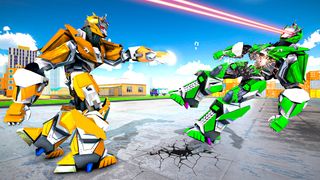 Real Flying Bot Transform Game - Screenshot 2