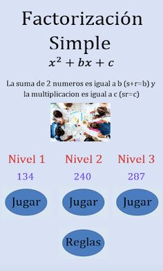 Juego de factorización simple. - Screenshot 2