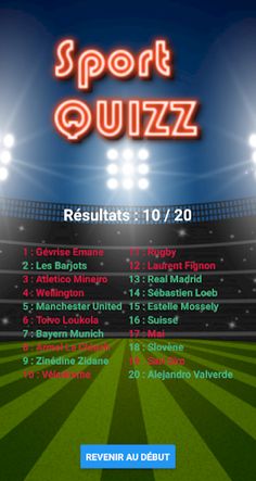 Sport QUIZZ - Screenshot 3