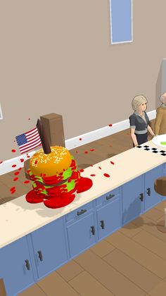 Burger Flip 3D - Screenshot 2