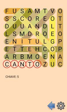 Puzzle parole intrecciate - Screenshot 2