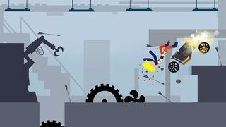 Stick Dismounting: Real Physic - Screenshot 1