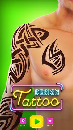 Tattoo Drawing - Tattoo Games - Screenshot 1