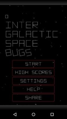 Intergalactic Space Bugs - Screenshot 1
