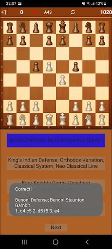 Guess chess opening - Screenshot 3