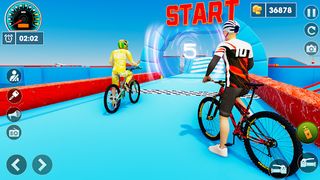 BMX Racing Stunts Riding Game - Screenshot 1