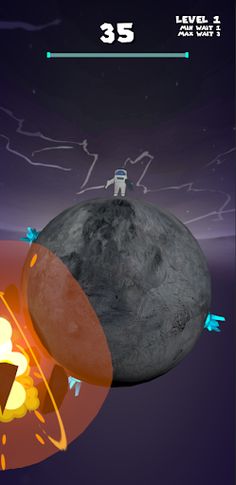 Planet Asteroid Bullet Guard - Screenshot 2
