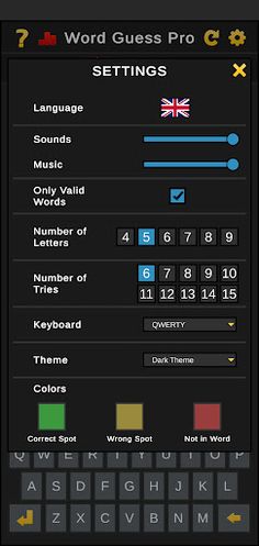 Word Guess Pro - Screenshot 2