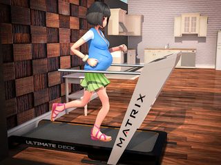 Anime Pregnant Mother Game Sim - Screenshot 1