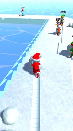 Snow Jump Run - Screenshot 1