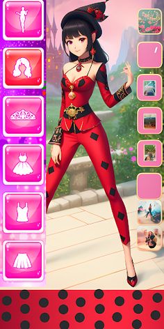 Spotted Superheroine Outfits - Screenshot 3