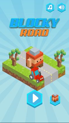 Blocky Road - Screenshot 1