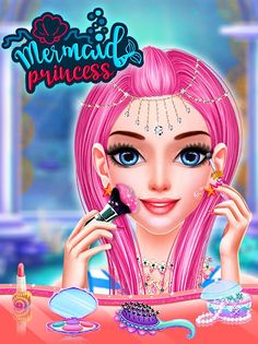 Mermaid Princess MakeUp DressU - Screenshot 1