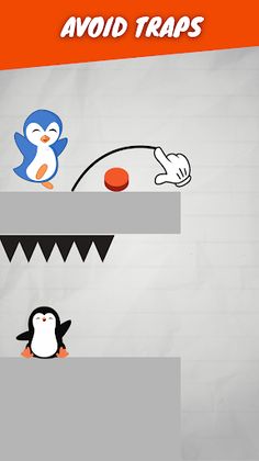 Draw Bridge: Save Penguin Game - Screenshot 3
