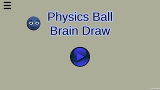 Physics Ball Brain Draw - Screenshot 1