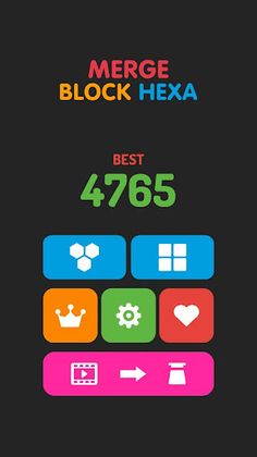 Merge Block Hexa: Dominoes Mer - Screenshot 1