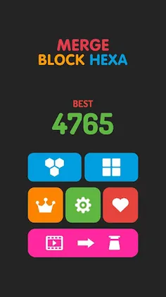 Merge Block Hexa: Dominoes Mer - Screenshot 1