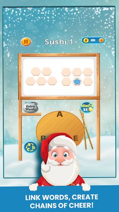 Santa Word Connect - Screenshot 1