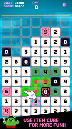 Zero Cube : Drag Number Puzzle - Screenshot 2