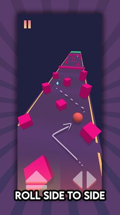 ZigZag Ball Roll - Screenshot 1