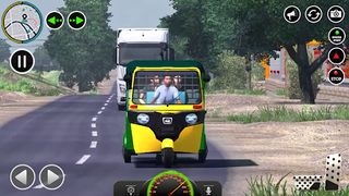 US Tuk Tuk Auto Rickshaw Games - Screenshot 1